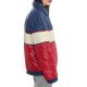 70s Vintage Unisex Tricolor Puffer Jacket