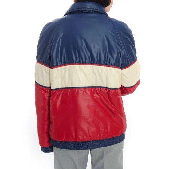 70s Vintage Unisex Tricolor Puffer Jacket