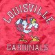 90’s Louisville Cardinals Red Satin Jacket