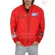 Akira Red Bomber Jacket With Patches