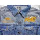 Alabama St. Faded Denim Trucker Jacket