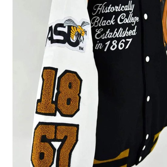 Alabama State University Motto 2.0 Letterman Jacket