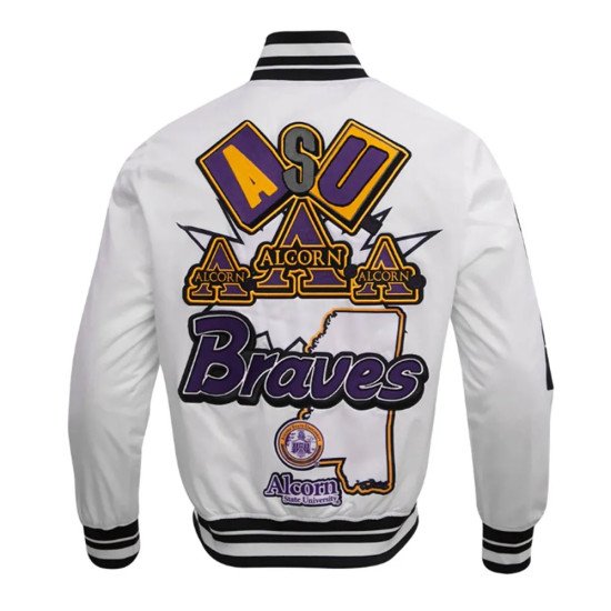 Alcorn State University Homecoming Rib Satin Jacket