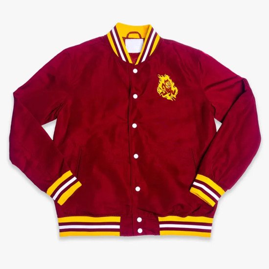 Arizona State Sun Devils Retro Red Bomber Jacket