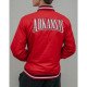 Arkansas Razorbacks Red Retro Bomber Jacket