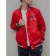 Arkansas Razorbacks Red Retro Bomber Jacket
