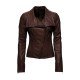 Arrow Lyla Michaels Brown Leather Jacket