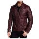 Arrow Oliver Red Aviator Cafe Racer Jacket