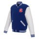 Atlanta Braves Royal/White Full-Snap Varsity Jacket