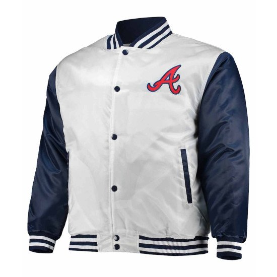 Atlanta Braves The Legend White and Blue Jacket