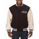 Baltimore Ravens Black and White Two-Tone Varsity Jacket