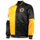 Black Gold Boston Bruins The Leader Satin Jacket