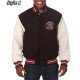 Black and White Toronto Raptors Varsity Jacket