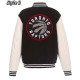 Black and White Toronto Raptors Varsity Jacket