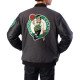 Boston Celtics Varsity Charcoal and Black Jacket