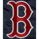 Boston Red Sox Navy Blue and Red Satin Jacket