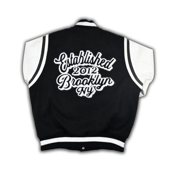 Brooklyn Nets Motto Varsity Jacket