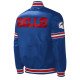 Buffalo Bills Midfield Royal Varsity Satin Jacket