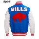 Buffalo Bills Retro Classic Royal and Cream Varsity Jacket