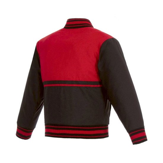 Calgary Flames Youth Black and Red Jacket