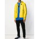 Casual Style Yellow Hooded Leather Jacket for Men
