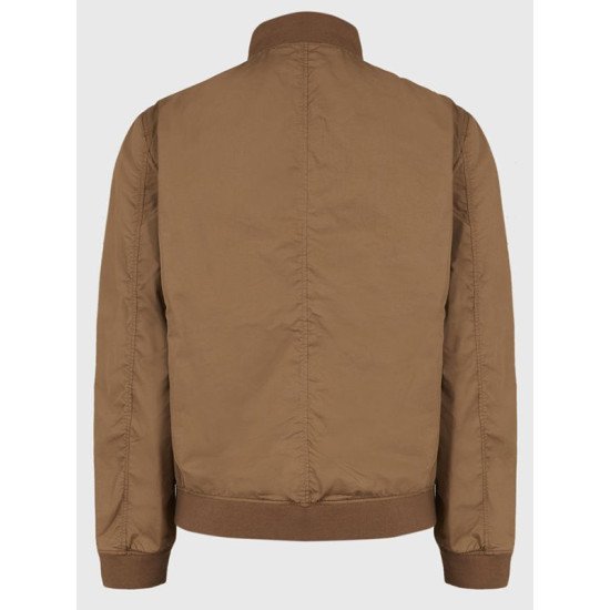 Casual Wear Brown Bomber Jacket For Men