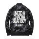 Cha Cha Beat Boy Black Bomber Satin Jacket