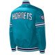 Charlotte Hornets Slider Varsity Satin Jacket
