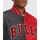 Chicago Bulls Red and Black Varsity Satin Jacket