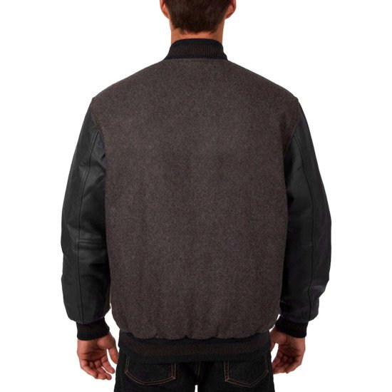 Chicago White Sox Black Charcoal Varsity Jacket