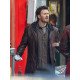 Chris Evans Red One Brown Leather Jacket