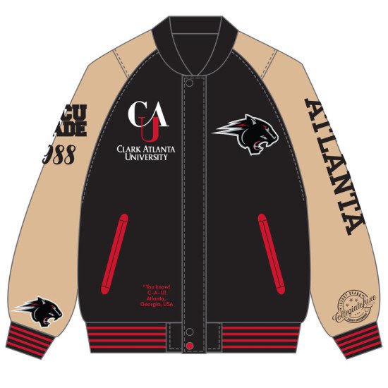 Clark Atlanta CAU Sport Jacket Unisex Rib Wool Sport Jacket