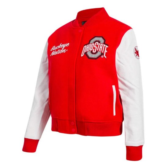 Classic Ohio State University Varsity Jacket
