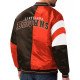 Cleveland Browns Leader Varsity Satin Jacket