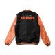 Cleveland Browns Varsity Black, Brown and Orange Jacket