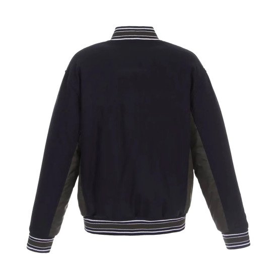 Columbus Blue Jackets Wool Poly-Twill Accent Jacket