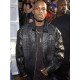 DMX Earl Simmons Alligator Black Leather Jacket