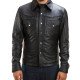 David Morrissey The Walking Dead Governor Black Leather Jacket