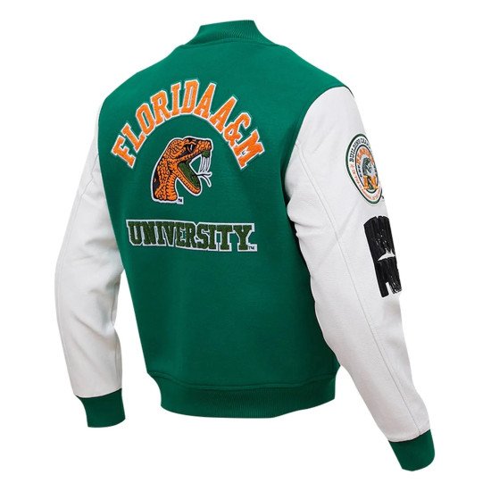 Florida A&M Rattlers Classic Green Varsity Jacket