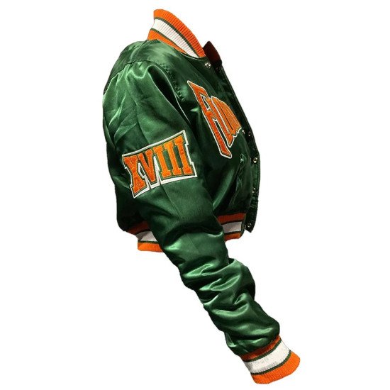 Florida A&M University Green Satin Jacket