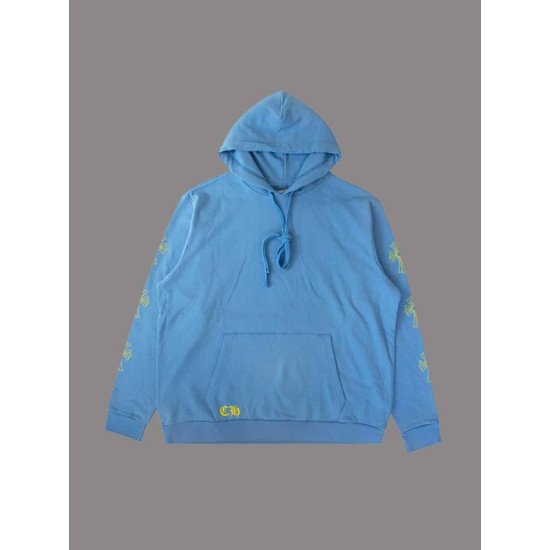 Girls Love Chrome Pullover Hoodie Blue