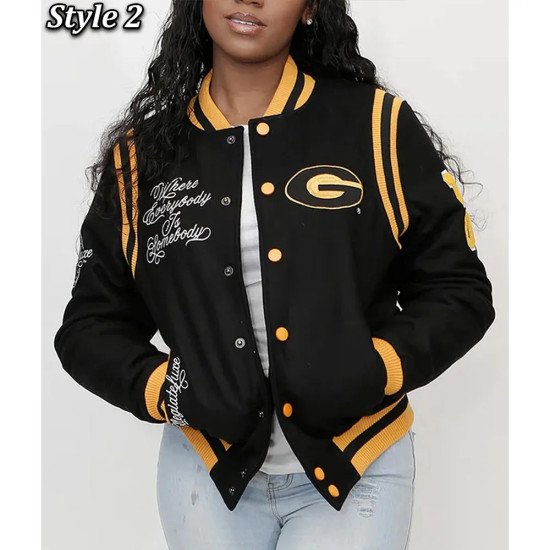 Grambling State Black Varsity Jacket