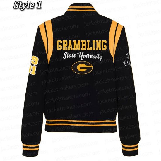 Grambling State Black Varsity Jacket