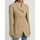 Hailey Bieber Beige Blazer