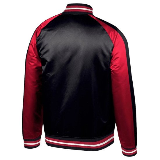 Hardwood Classics Portland Trail Blazers Colorblock Black Jacket