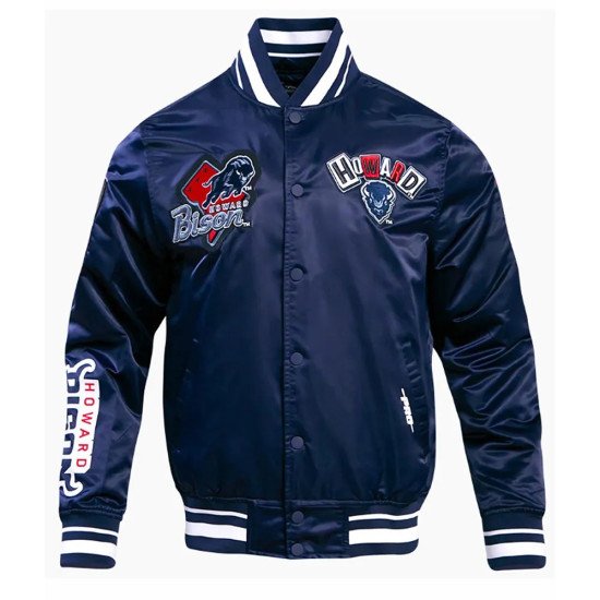 Howard University Homecoming Rib Satin Jacket