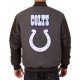 Indianapolis Colts Varsity Charcoal and Black Jacket