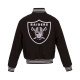 LA Las Vegas Raiders Varsity Black Wool Jacket
