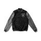 Las Vegas Raiders Black and Gray Varsity Jacket