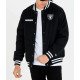Las Vegas Raiders Team Black Bomber Jacket